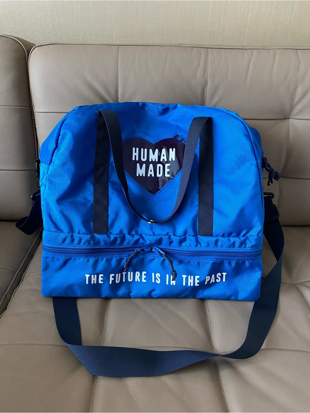 Brand New Human Made Boston Bag Bright Blue Duffel